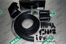 Radium Engineering Dual Oil Catch Cans for Subaru WRX 02-14 STI 04-21 2.0L 2.5L