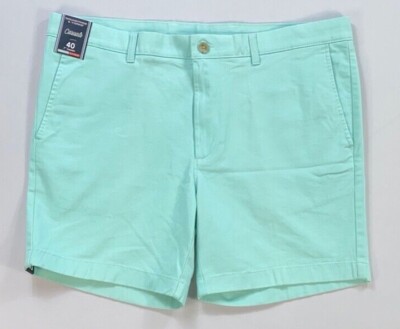 Men's Roundtree & Yorke Casuals 7'' Inseam Flat Front Straight Fit Stretch Shorts
