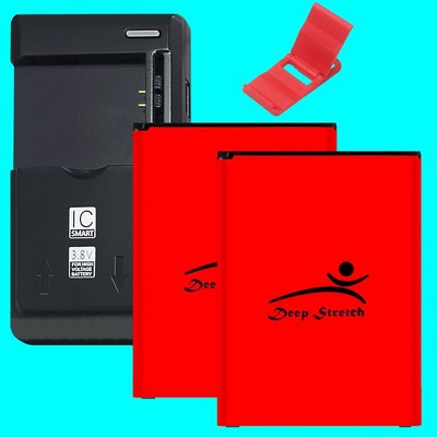 For AT&T LG V10 H900 2x 5380mAh Replaceable Battery Universal Charger Bracket US