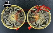 VINTAGE LOWRIDER 16" Bicycle DAYTON Wheels 144 Spoke GOLD Front OR Coaster.