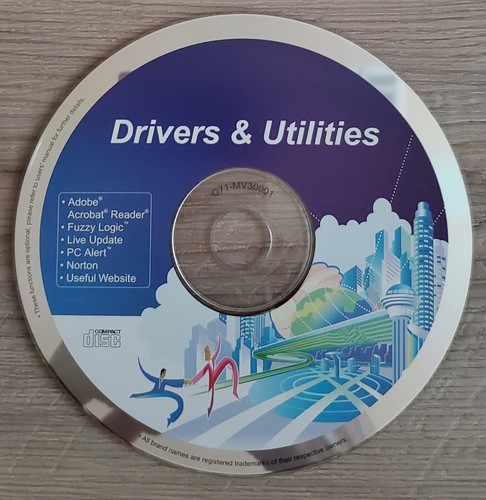 Driver & Utilities Disc Acrobat Reader Fuzzy Logic Norton....No Manual