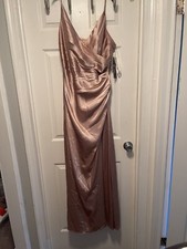 David’s Bridal Dress Size 14 Sand