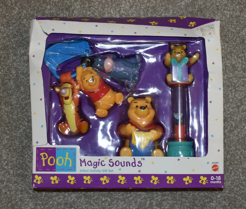Winnie The Pooh Magic Sound Infantil Set Regalo Nuevo en Caja #66684 De Colección Foto 2 de 4