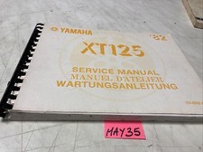 Yamaha XT125 1982 12V 125XT manuel revue technique moto atelier XT 125