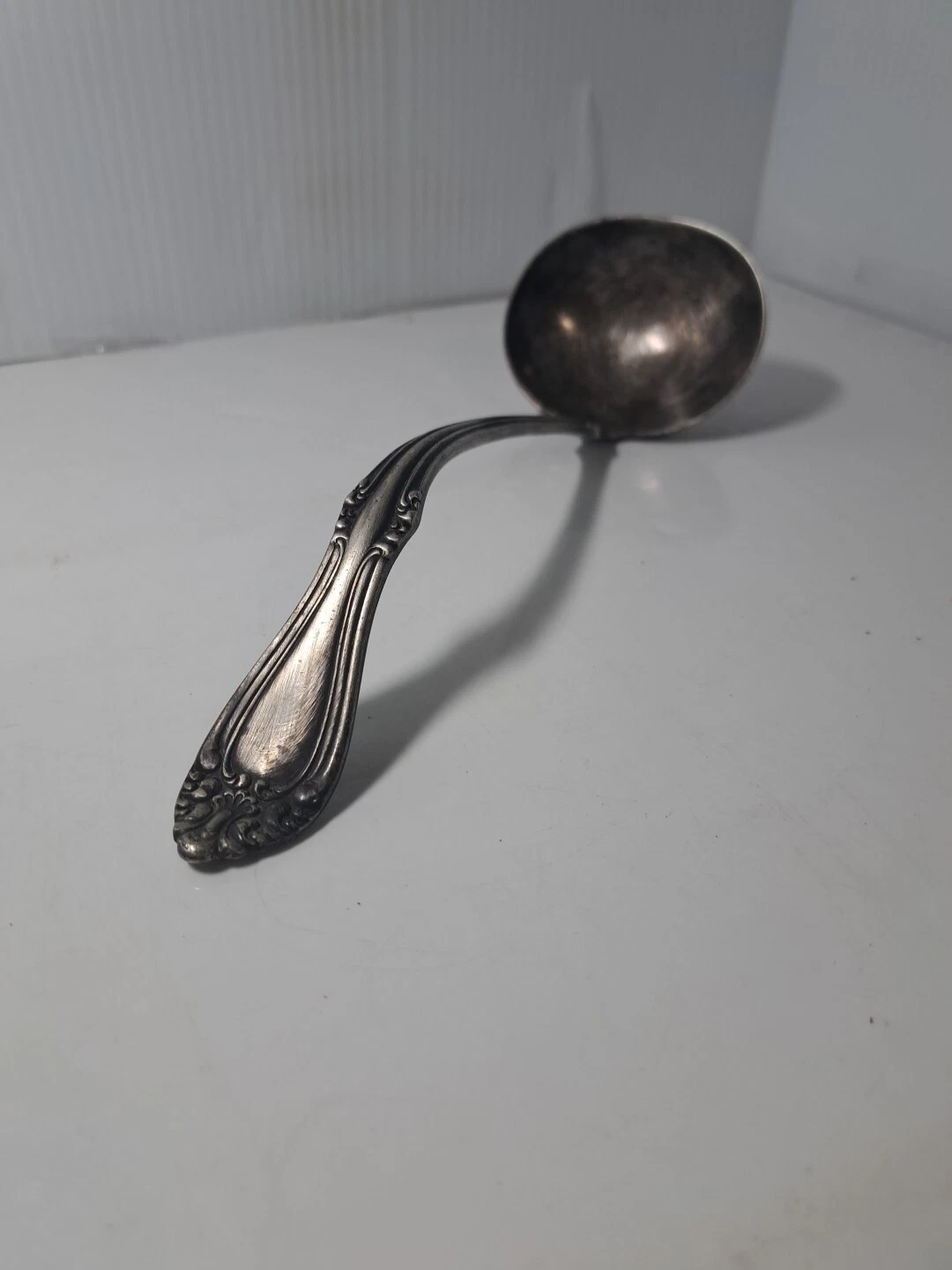 Antique 1880 Pairpoint Mfg Co Silver Plate Soup,Punch Ladle 10"Arlington Pattern