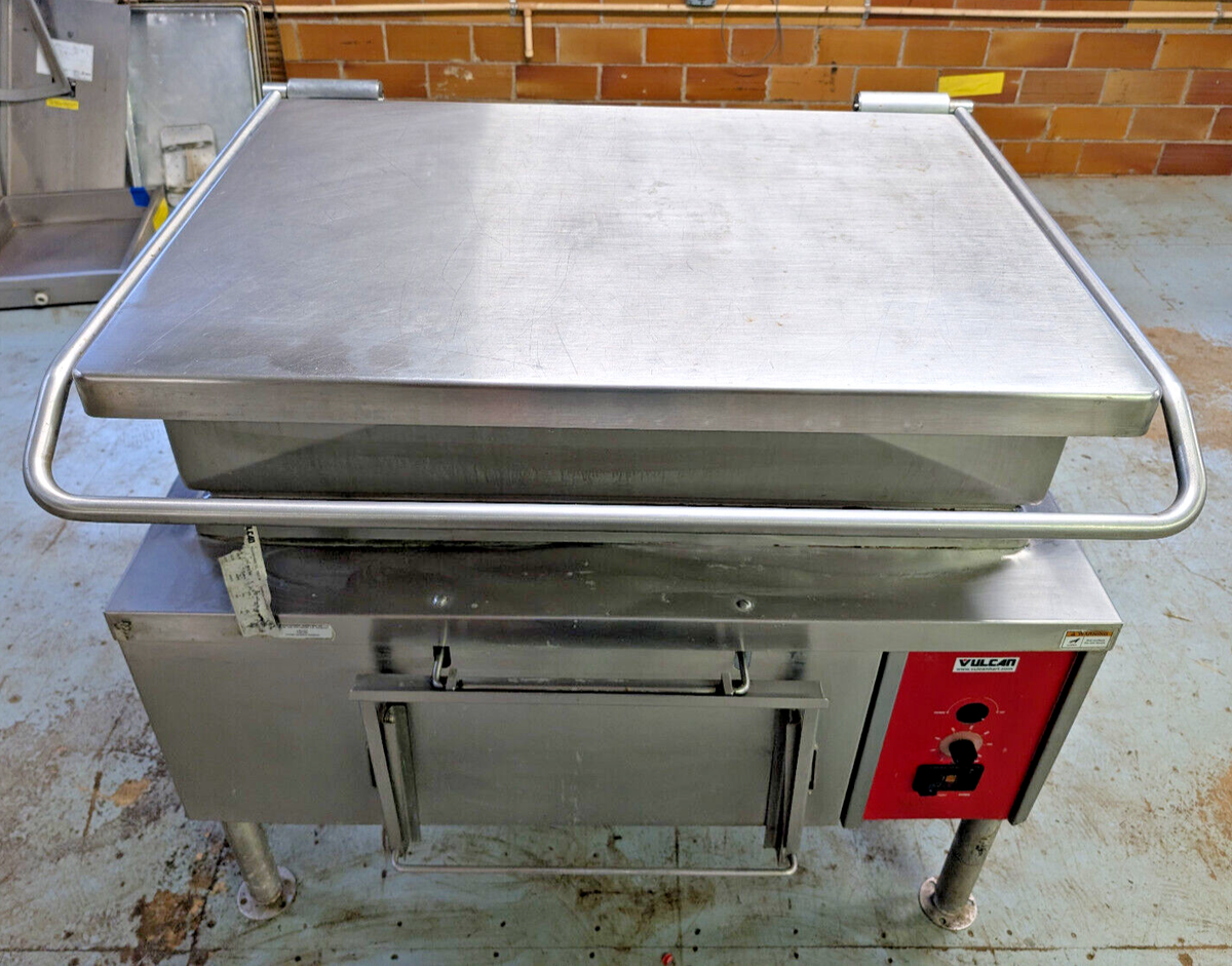 Vulcan Electric 40 Gallon Manual Tilt Braising Pan / Skillet | eBay