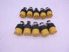 10 Pack Female Electrical Plugs Extension Cord Female Plug Replacement 3 Prong