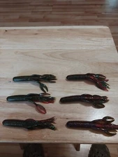 Big Bite Crime Scene Tubes 6 Total 4" Nice Color New