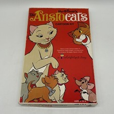 Vintage 1960s Walt Disney Prod. The Aristocats Cartoon Kit Colorfoms Incomplete 