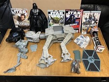 STAR WARS ERSATZTEILE oder Reparatur 38cm DARTH VADER & AT AT WALKER & HELM LICHTSCHWERT
