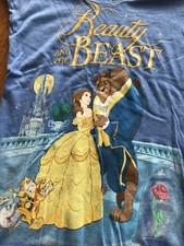 Disney Beauty And The Beast Graphic T-shirt Sz S