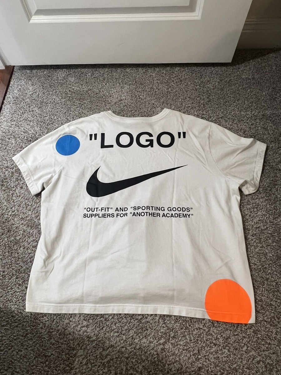 Nike Lab x OFF-WHITE Mercurial NRG Virgil Shirt White Size L Nike Lab x OFF-WHITE Mercurial NRG Virgil Shirt White Size L
