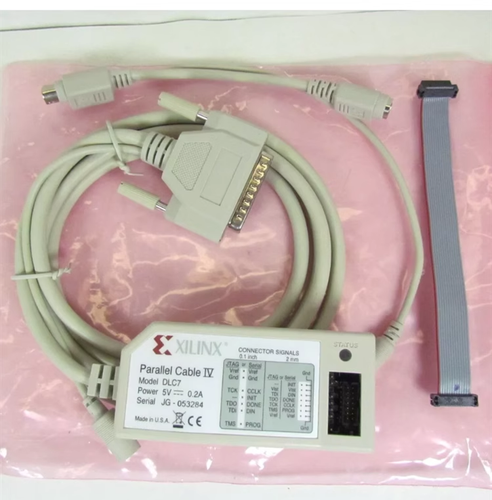 XILINX Parallel Cable Programmer Downloader HW-PC-IV-G PC4 DLC7 HW-PC-III DLC5 - Picture 4 of 4