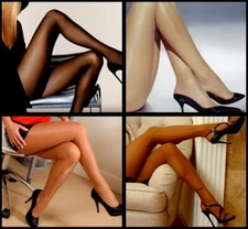 New Style Peavey  Pantyhose Pick Q=Plus=XL D C B A Hooters Uniform Sheer Hosiery