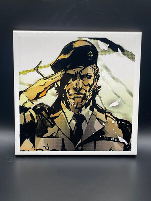 Metal Gear Solid 3: Big Boss Salute Coaster 4x4in | eBay
