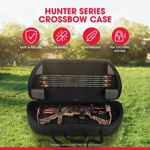 SKB Cases Hunter Series 2SKB-4117 ABS Hard Plastic Exterior Bow Crossbow Case - Picture 3 of 9