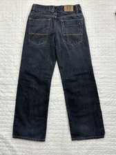 Tommy Hilfiger Boys Jeans Size 8 Dark Wash Strait Leg Freedom Relaxed