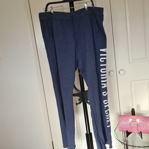 VICTORIAS SECRET Size XL Jogging Pants Gym Yoga Pilates Track Running Swearpants eBay