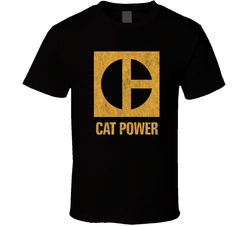 Caterpillar, T-shirt, Cat Power, Construction, Excavator, Equipment, 