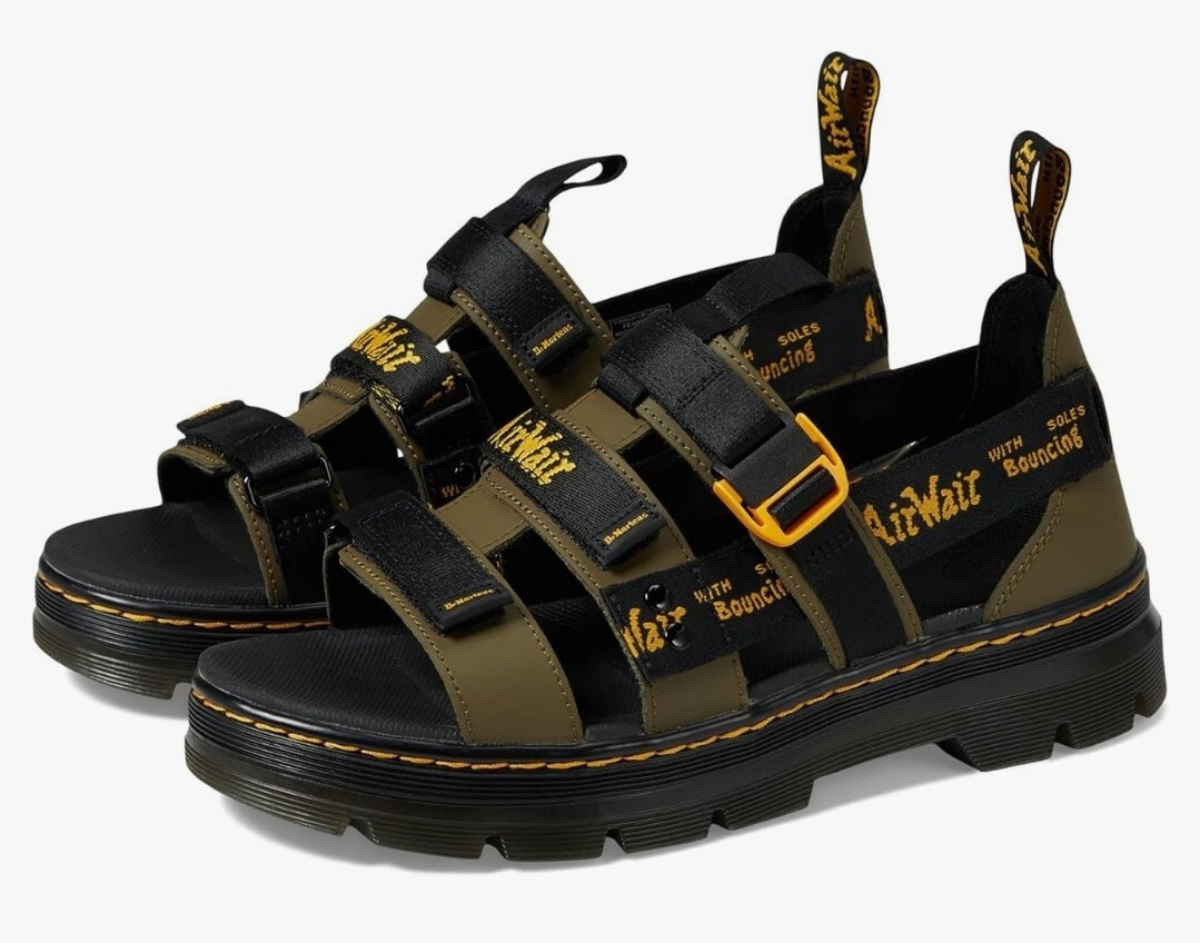 【aki】Dr. Martens Pearson Amazon.com | Dr. Martens Unisex Pearson Sandal, Mid Grey