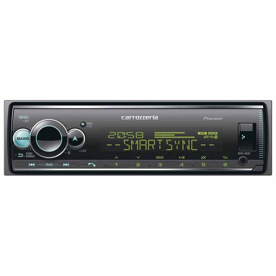 carrozzeria MVH-6600 カーオーディオ Amazon | Pioneer カーオーディオ MVH-6600 1D メカレス