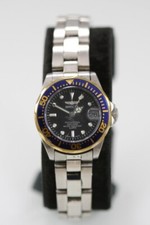 Invicta Professional Donna Orologio Argento Oro Acciaio Inox St 200m Data Grigio