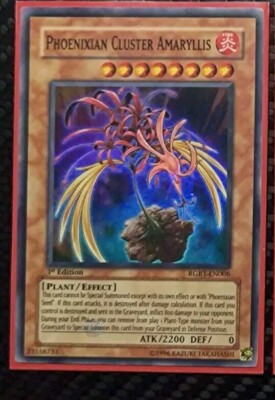 Phoenixian Cluster Amaryllis RGBT-EN006 Super Rare 1st Ed NM
