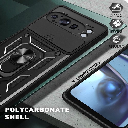 Funda protectora híbrida con soporte para teléfono Google Pixel 9 Pro XL 6 8 Pro 8A a prueba de golpes - Imagen 8 de 23