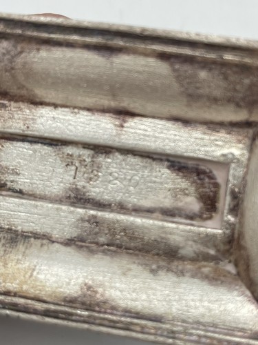 Anello tovagliolo Reed & Barton placcato argento cherubini usato in ottime condizioni #1320 - Foto 7 di 10