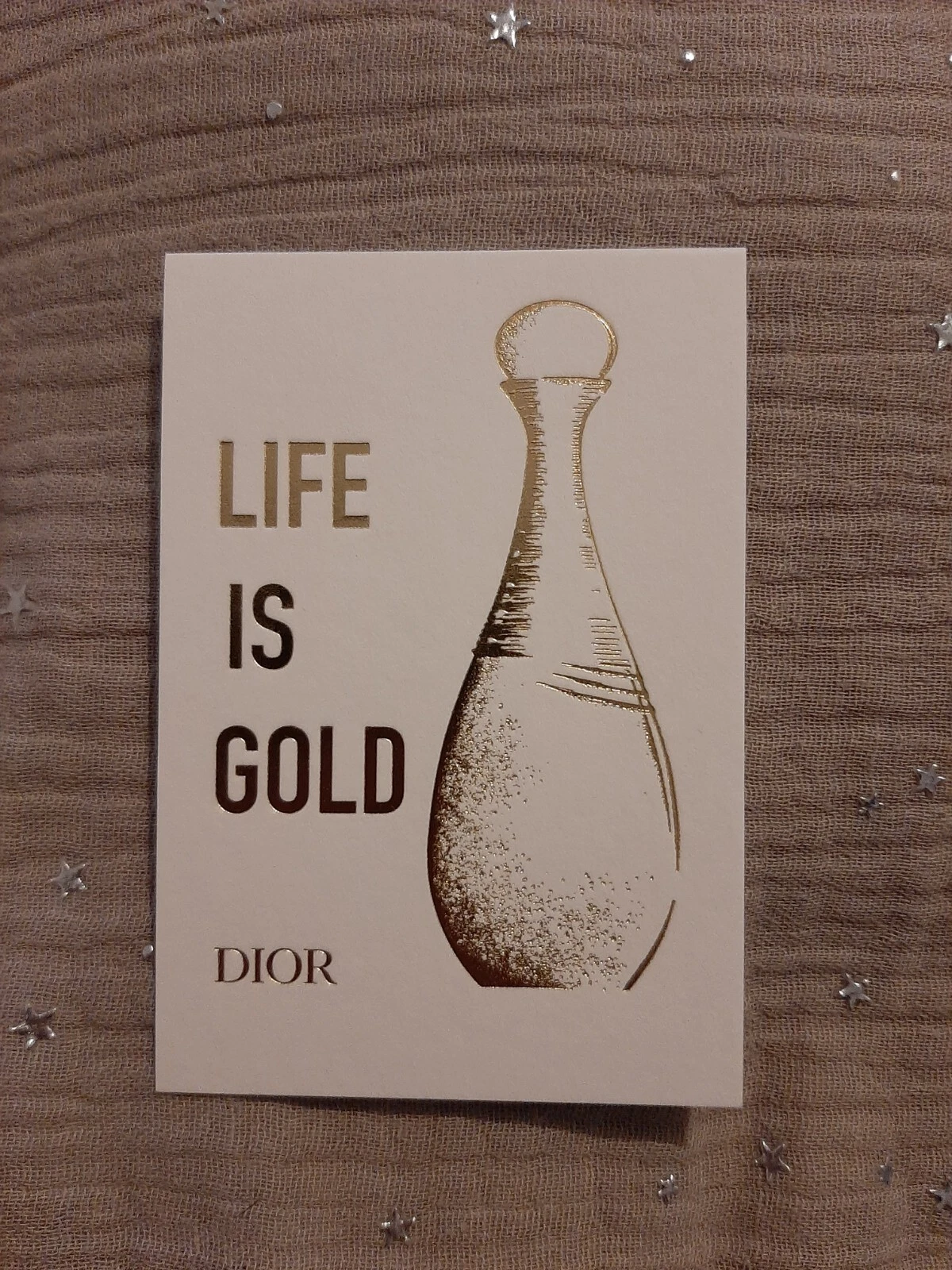 Carte Parfumée   Perfume Card . C. Dior   j'adore