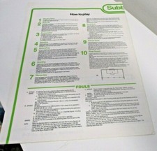 SUBBUTEO  HOW TO PLAY 