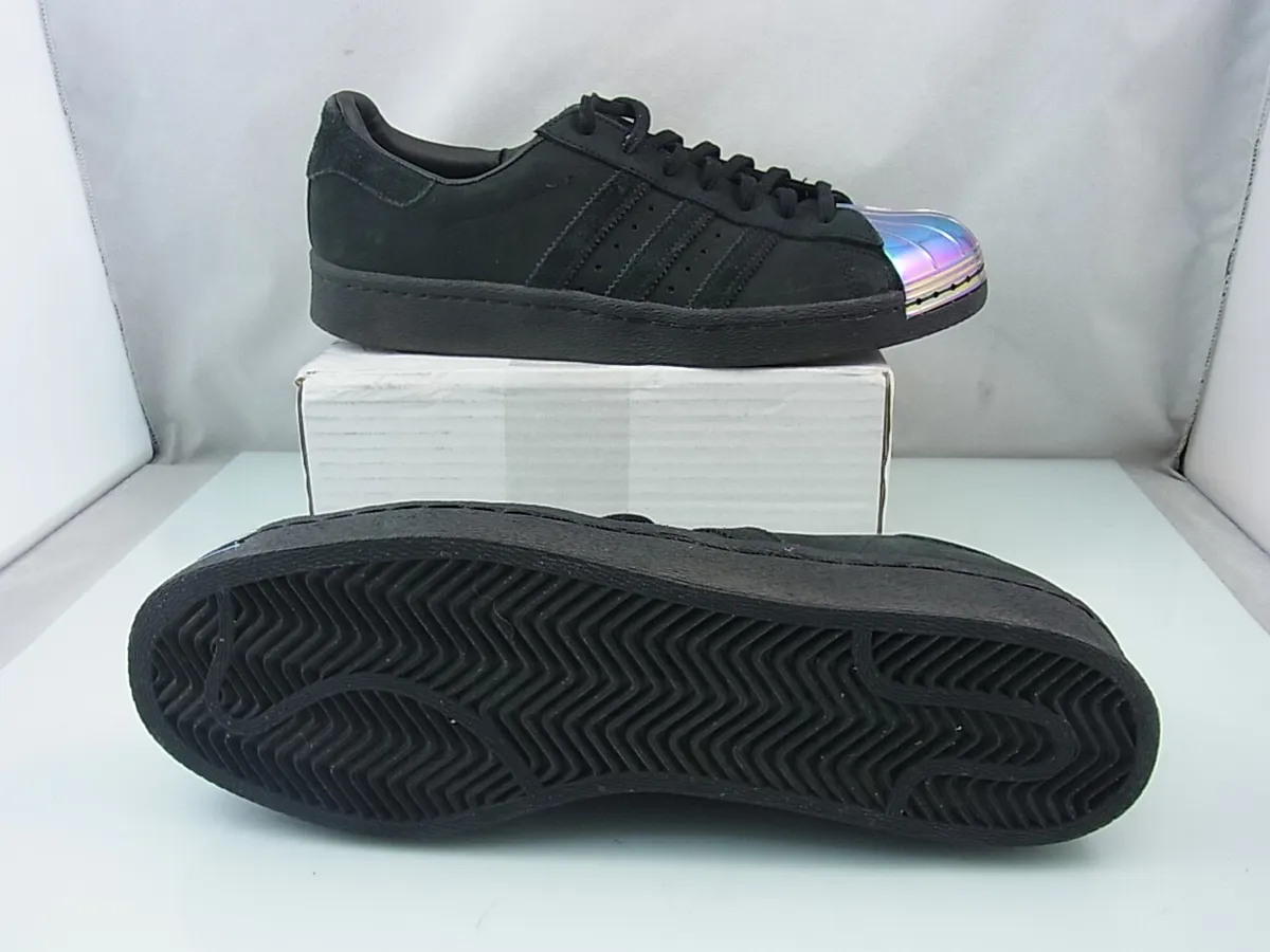 marked Kantine indrømme Adidas Originals S76710 Superstar 80s Metal Toe Black Suede Size 42,5 | eBay