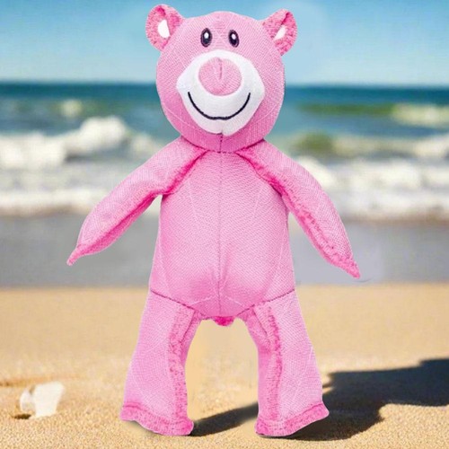 Unbreaka Pink Bear Dogs Unbreakable Teddy Bear 2.0 Dog Toy Aggressive Chewers , - 第 8/12 張圖片