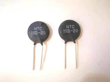 2pcs NTC 10D-20 Inrush Current Limiting Power Thermistor