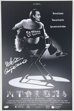 MIKE STARR Signed ED WOOD Movie 11x17 POSTER George Weiss Tim Burton SCHWARTZ
