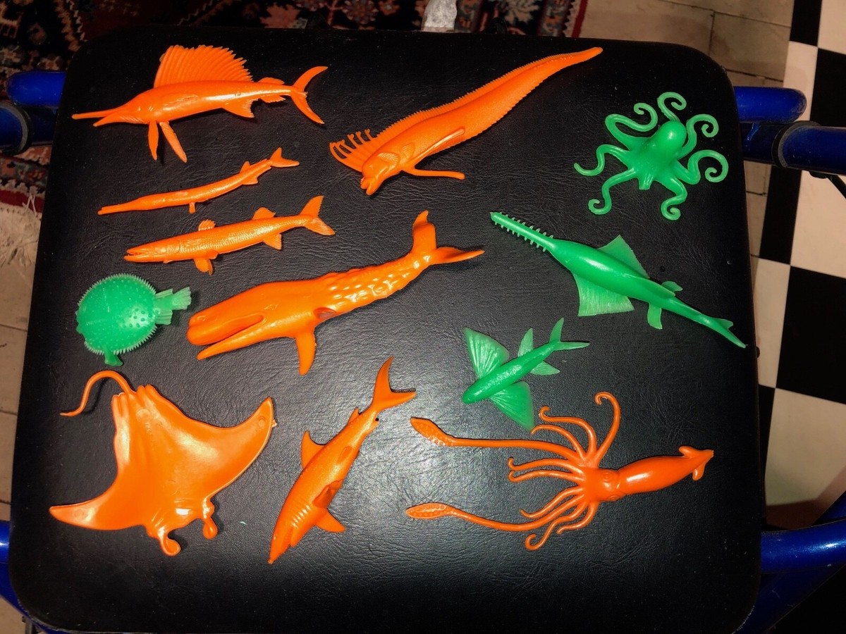 Cereal Premium 1968-69 Creatures of the Sea Complete 12 PC Nabisco