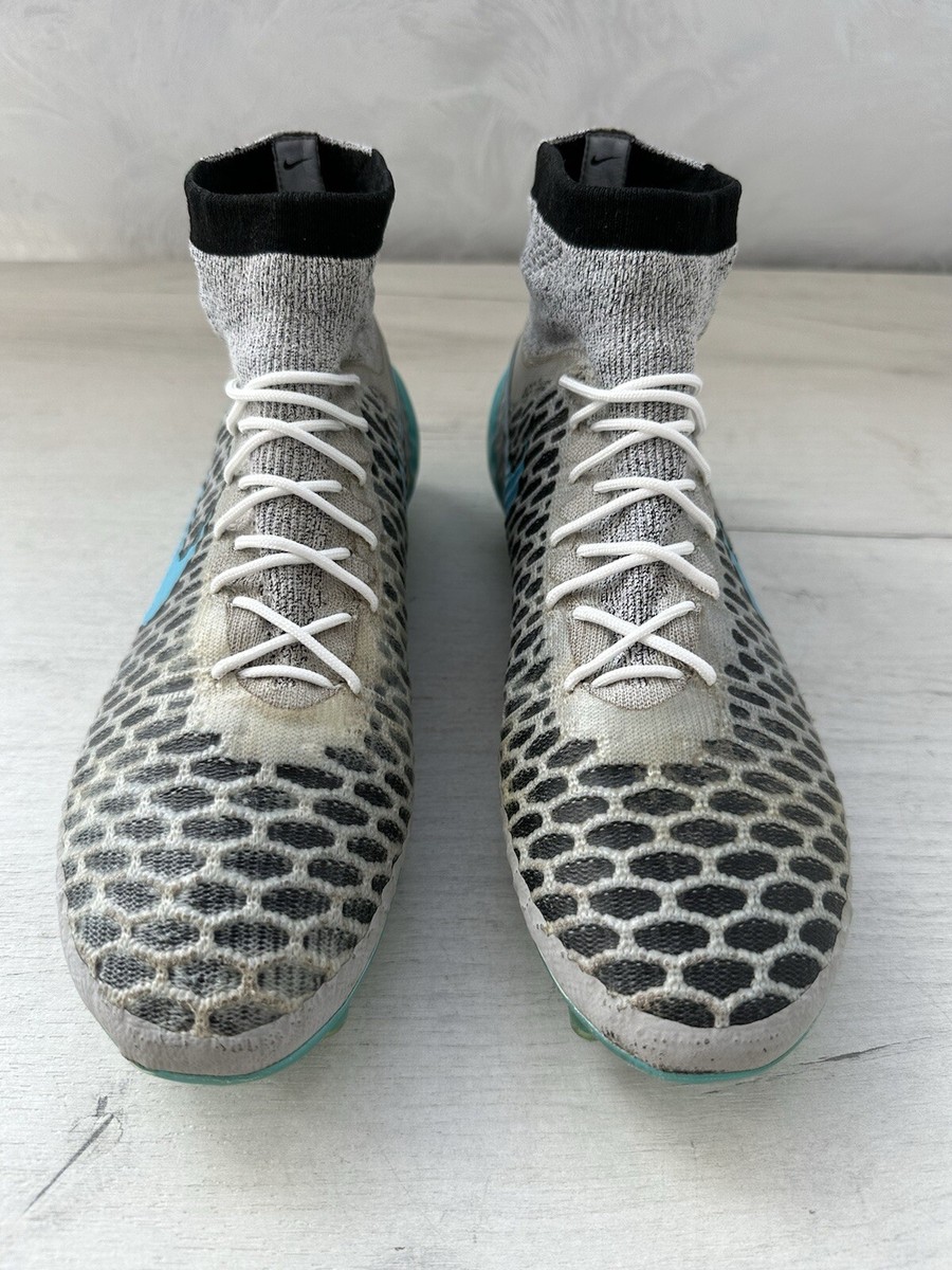 Nike Magista Obra Gray Blue Soccer Football Cleats Boots UK6