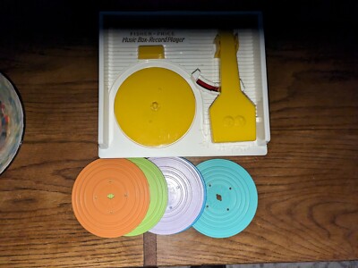 Fisher Price Music Box Record Player Vintage Toy With Working