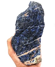 DYED   3750.00 Carat Blue Sapphire Uncut Rough Certified Loose Gemstone GVM