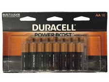 Duracell Coppertop Alkaline AA Batteries - 16 Count - NIP / sealed exp 2037