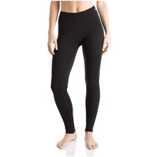 Womens 100 Merino Wool Base Layer Thermal Pants Black