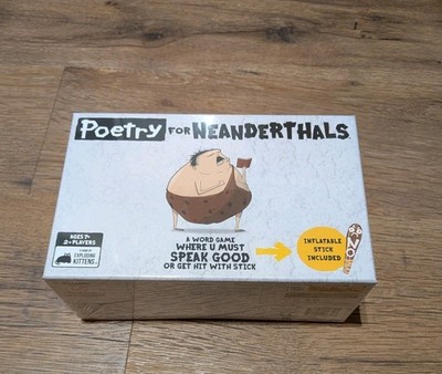 Exploding Kittens Poetry for Neanderthals Word Card Game BRAND NEW! 