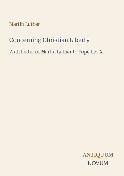 Martin Luther | Concerning Christian Liberty | Taschenbuch | Englisch (2026)-image