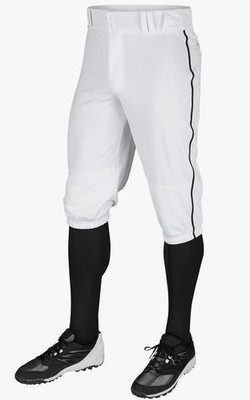 Champro Triple Crown Adult Men s White W/ Black Piping Knicker Baseball Pant NWT
