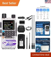 Advanced TD-H3 Ham Radio - 5MIle Range, Water Resistant, DTMF FM AM Reception