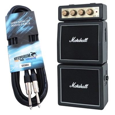 Marshall MS4 Micro Amp Stack Verstärker mit Kabel