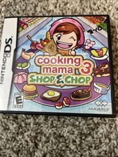 Nintendo DS Cooking Mama 3 Shop & Chop Complete CIB AUTHENTIC OEM GENUINE TESTED
