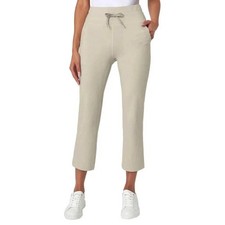 NEW Mondetta Women's Size L High Rise Capri Pants Tan