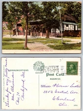 Rockford IL Old Mill Harlem Park Postcard