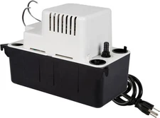 VCMA-15ULS, 65 GPH, 1/50 HP Automatic Condensate Removal Pump 6-Foot Cord, White
